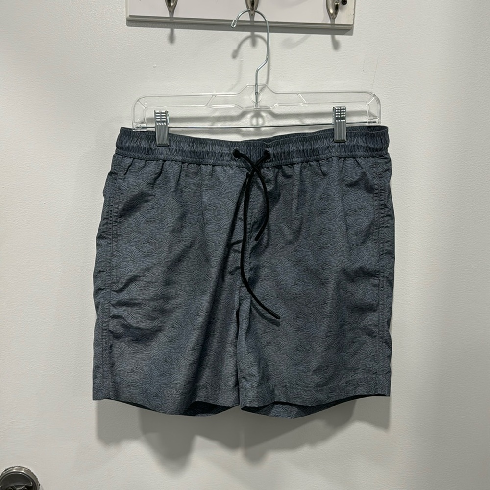 Theory Men's Swim Shorts in Dark Gray